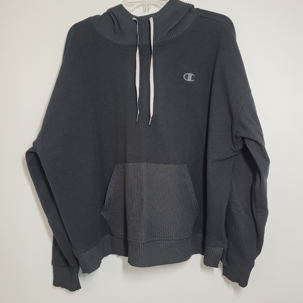 Champion Hoodie Black XL EUC